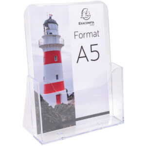 EXACOMPTA Prospekthalter              A5 75058D    transparent       73x173x214mm