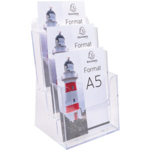 EXACOMPTA Prospekthalter              A5 75158D    transparent      154x181x280mm