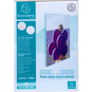 EXACOMPTA Wandsichttasche             A4 84858HD   transparent           vertikal
