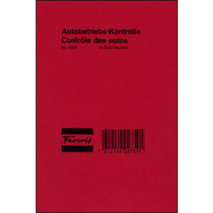 FAVORIT   Autobetriebskontrolle      D/F 5206      12,0×18,0cm           16 Blatt