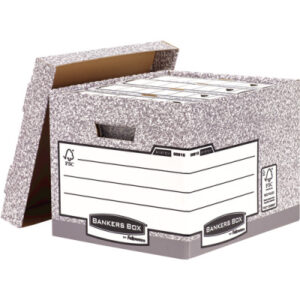 FELLOWES  BankersBox Standard 00810-FFE grau/weiss    33.5x29.2x40.4cm