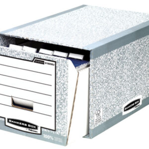 FELLOWES  BankersBox Schubladenbox 01820EU   grau/weiss        35x29x54.5cm
