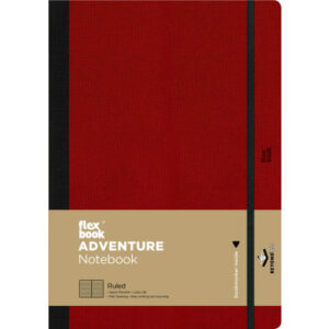 FLEXBOOK  Notebook             Adventure 21.00079  linert 17x24cm             red