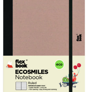 FLEXBOOK  Notebook             Ecosmiles 2100121   liniert 13x21 cm        almond