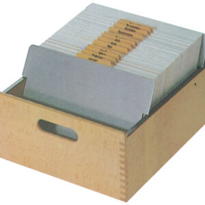 FLÜCK     Karteikasten                C5 C5QUER/30 Buche           25.2x11.1x30cm