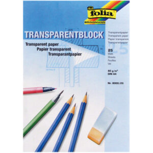 FOLIA     Transparentpapier           A3 03.8050.2 80/85g                25 Blatt