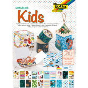FOLIA     Motivblock 48949     KIDS 20 Blatt ass.