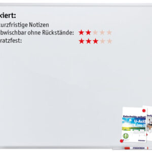 FRANKEN   Whiteboard SC2102SB  X-tra!Line lackiert 60x90cm