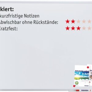 FRANKEN   Whiteboard 90x120cm SC3103    X-tra!Line lackiert