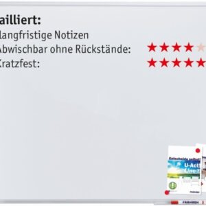 FRANKEN   Whiteboard 100x150cm SC3209    X-tra!Line emailliert
