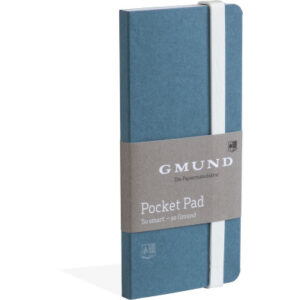 GMUND     Pocket Pad          6.7x13.8cm 38060     denim,blanko        100 Seiten