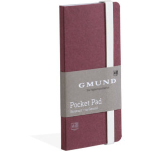 GMUND     Pocket Pad          6.7x13.8cm 38770     merlot, blanko      100 Seiten