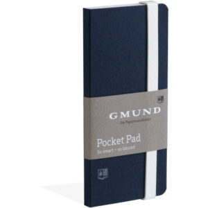 GMUND     Pocket Pad          6.7x13.8cm 38787     midnight, blanko    100 Seiten