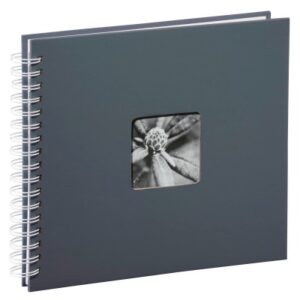 HAMA      Spiralalbum Fine Art 2112      280x240mm,grau 25 Blatt, weiss