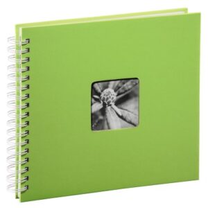 HAMA      Spiralalbum Fine Art 2115      280x240mm,kiwi 25 Blatt, weiss