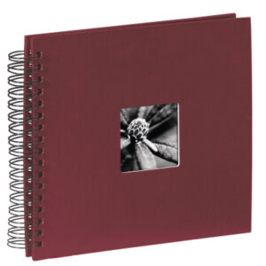 HAMA      Spiralalbum Fine Art 90149     280x240mm, bordeaux   25 Blatt