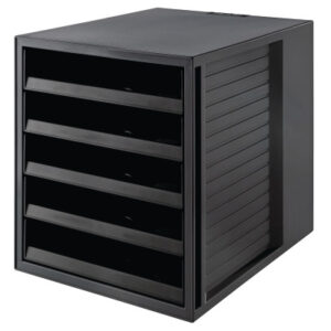 HAN       Schubladenbox KARMA      A4/C4 14018-13  schwarz, 5 Schubladen