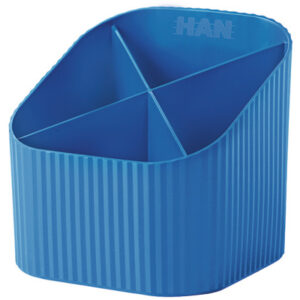 HAN       Stifteköcher Re-LOOP 17238-914 blau                  4 Fächer