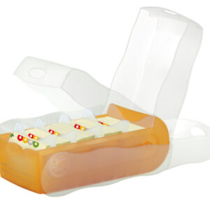 HAN       Karteibox Croco             A7 998-643   orange         12.1x8.5x24.6cm