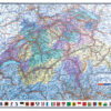 HANSA     Schreibunterlage DE/FR 41-6020.0 GeoPad Schweiz 65x50cm