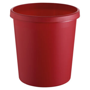 HELIT     Papierkorb H6105825  rot                       18lt