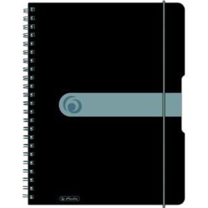 HERLITZ   Collegeblock                A4 11293073  Easy orga 5mm kar. schwarz