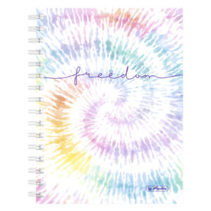 HERLITZ   Spiralbuch         A5, 70 g/m2 50044108  New Batik Freedom  kariert 5mm