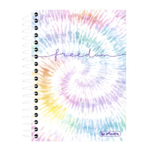 HERLITZ   Spiralnotizblock  10x14cm, 70g 50044146  New Batik Freedom  kariert 5mm