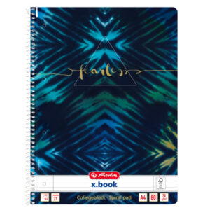 HERLITZ   Spiralblock        A4, 70 g/m2 50044160  New Batik Fearless liniert 9mm