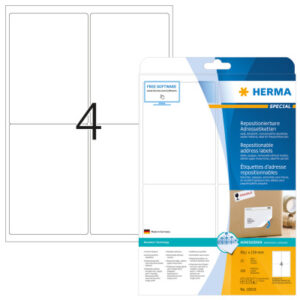 HERMA     Etiketten 10019 10019     99.1x139mm abl. 25 Blatt