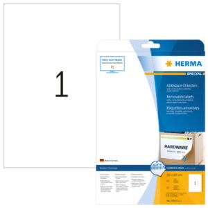 HERMA     Movables                    A4 10021     weiss                 25 Stück
