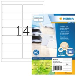 HERMA     Etiketten          99.1x38.1mm 10731     recycling           1120 Stück