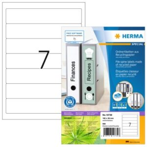HERMA     Etiketten             192x38mm 10739     recycling            560 Stück