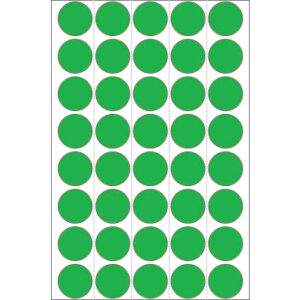HERMA     Markierungspunkte         19mm 2255      grün                1280 Stück