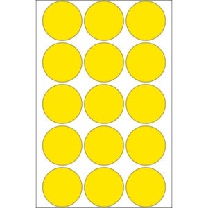 HERMA     Markierungspunkte         32mm 2271      gelb          480 St./32 Blatt