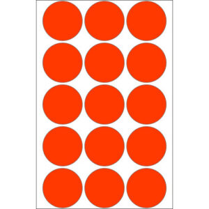 HERMA     Markierungspunkte         32mm 2272      rot           480 St./32 Blatt