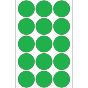 HERMA     Markierungspunkte         32mm 2275      grün          480 St./32 Blatt