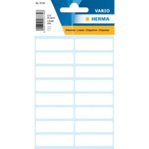 HERMA     Etiketten              13x40mm 3739      weiss                112 Stück