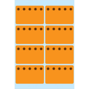HERMA     Tiefkühletiketten      26x40mm 3774      orange                48 Stück