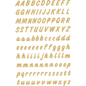 HERMA     Folie                      8mm 4152      A-Z/a-z, gold          2 Stück