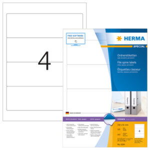 HERMA     Ordneretiketten 4284      192x61mm, 100 Blatt 400 Stück