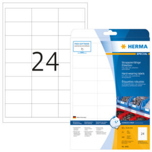 HERMA     Etiketten Special    66×33,8mm 4691      weiss                600 Stück