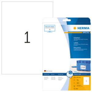 HERMA     Etiketten Special           A4 4824      weiss                 25 Stück