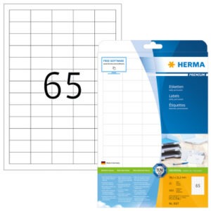 HERMA     Etiketten 5027 5027      38.1x21.2mm 1625Stk. 25 Blatt