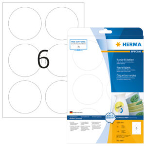 HERMA     Etiketten Special         85mm 5068      weiss                150 Stück