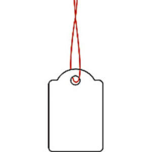 HERMA     Hängeetiketten         18x28mm 6903      roter Faden         1000 Stück