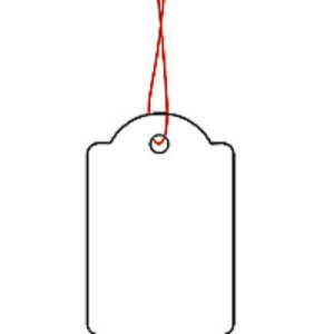 HERMA     Hängeetiketten         25x38mm 6915      roter Faden         1000 Stück
