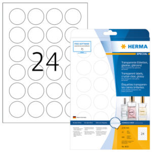 HERMA     Etiketten 8023 8023      40mm transparent 600Stk. 25 B