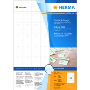 HERMA     Special Anhänger       30x37mm 8044      weiss               5600 Stück