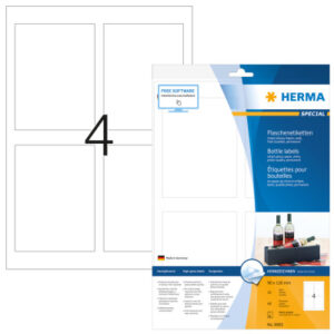 HERMA     Flaschenetik. 8882 8882      90x120mm 40Stk. 10 Blatt